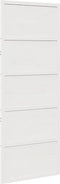 vidaXL - Schuifdeur - 80x208 - cm - massief - grenenhout - wit