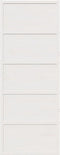 vidaXL - Schuifdeur - 80x208 - cm - massief - grenenhout - wit