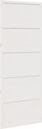 vidaXL - Schuifdeur - 80x208 - cm - massief - grenenhout - wit