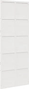 vidaXL - Schuifdeur - 80x208 - cm - massief - grenenhout - wit
