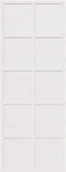 vidaXL - Schuifdeur - 80x208 - cm - massief - grenenhout - wit