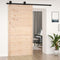 vidaXL - Schuifdeur - 90x1,8x204,5 - cm - massief - grenenhout