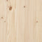 vidaXL - Schuifdeur - 90x1,8x204,5 - cm - massief - grenenhout