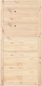 vidaXL - Schuifdeur - 90x1,8x204,5 - cm - massief - grenenhout