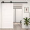vidaXL - Schuifdeur - 90x1,8x204,5 - cm - massief - grenenhout