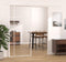 vidaXL - Schuifdeur - 90x205 - cm - ESG-glas - en - aluminium - wit