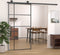 vidaXL - Schuifdeur - 90x205 - cm - ESG-glas - en - aluminium - zwart