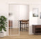 vidaXL - Schuifdeur - 90x205 - cm - ESG-glas - en - aluminium - zwart