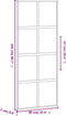vidaXL - Schuifdeur - 90x205 - cm - gehard - glas - en - aluminium - zwart