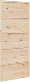 vidaXL - Schuifdeur - 90x208 - cm - massief - grenenhout