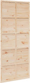 vidaXL - Schuifdeur - 90x208 - cm - massief - grenenhout