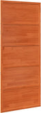vidaXL - Schuifdeur - 90x208 - cm - massief - grenenhout - wasbruin