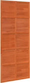 vidaXL - Schuifdeur - 90x208 - cm - massief - grenenhout - wasbruin
