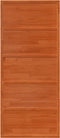 vidaXL - Schuifdeur - 90x208 - cm - massief - grenenhout - wasbruin