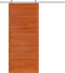 vidaXL - Schuifdeur - 90x208 - cm - massief - grenenhout - wasbruin