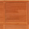 vidaXL - Schuifdeur - 90x208 - cm - massief - grenenhout - wasbruin