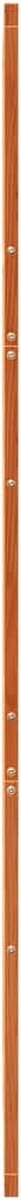 vidaXL - Schuifdeur - 90x208 - cm - massief - grenenhout - wasbruin