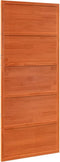vidaXL - Schuifdeur - 90x208 - cm - massief - grenenhout - wasbruin