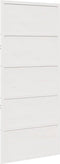 vidaXL - Schuifdeur - 90x208 - cm - massief - grenenhout - wit