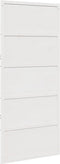 vidaXL - Schuifdeur - 90x208 - cm - massief - grenenhout - wit