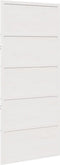 vidaXL - Schuifdeur - 90x208 - cm - massief - grenenhout - wit