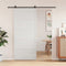 vidaXL - Schuifdeur - 90x208 - cm - massief - grenenhout - wit