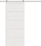 vidaXL - Schuifdeur - 90x208 - cm - massief - grenenhout - wit