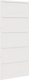vidaXL - Schuifdeur - 90x208 - cm - massief - grenenhout - wit