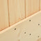 vidaXL - Schuifdeur - met - beslag - 100x210 - cm - massief - grenenhout