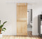 vidaXL - Schuifdeur - met - beslag - 70x210 - cm - massief - grenenhout
