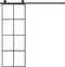 vidaXL - Schuifdeur - met - beslag - 76x205 - cm - ESG-glas - en - aluminium
