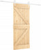vidaXL - Schuifdeur - met - beslag - 80x210 - cm - massief - grenenhout