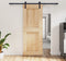 vidaXL - Schuifdeur - met - beslag - 80x210 - cm - massief - grenenhout