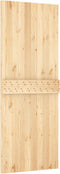 vidaXL - Schuifdeur - met - beslag - 80x210 - cm - massief - grenenhout