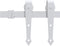 vidaXL - Schuifdeur - met - beslag - 80x210 - cm - massief - grenenhout