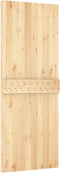 vidaXL - Schuifdeur - met - beslag - 80x210 - cm - massief - grenenhout
