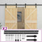 vidaXL - Schuifdeur - met - beslag - 90x210 - cm - massief - grenenhout