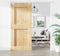 vidaXL - Schuifdeur - met - beslag - 90x210 - cm - massief - grenenhout