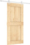 vidaXL - Schuifdeur - met - beslag - 95x210 - cm - massief - grenenhout