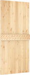 vidaXL - Schuifdeur - met - beslag - 95x210 - cm - massief - grenenhout