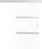 vidaXL - Schuifdeur - met - zachte - stops - 76x205 - cm - ESG-glas - en - aluminium