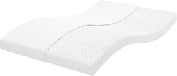 vidaXL - Schuimmatras - 7 - zones - hardheid - 20 - ILD - 140x200 - cm - wit