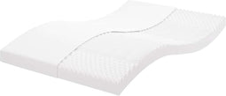 vidaXL - Schuimmatras - 7 - zones - hardheid - 20 - ILD - 140x210 - cm - wit