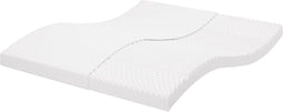 vidaXL - Schuimmatras - 7 - zones - hardheid - 20 - ILD - 180x220 - cm - wit
