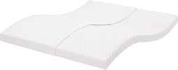 vidaXL - Schuimmatras - 7 - zones - hardheid - 20 - ILD - 200x210 - cm - wit