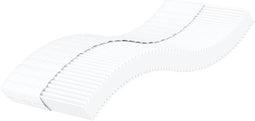 vidaXL - Schuimmatras - hardheid - H2 - H3 - 100x200 - cm - wit