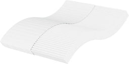 vidaXL - Schuimmatras - hardheid - H2 - H3 - 140x190 - cm - wit