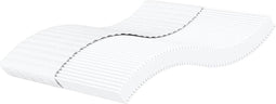 vidaXL - Schuimmatras - hardheid - H2 - H3 - 160x220 - cm - wit
