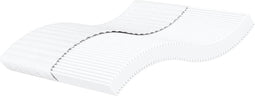 vidaXL - Schuimmatras - hardheid - H2 - H3 - 180x220 - cm - wit