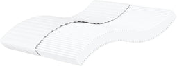 vidaXL - Schuimmatras - hardheid - H2 - H3 - 200x220 - cm - wit